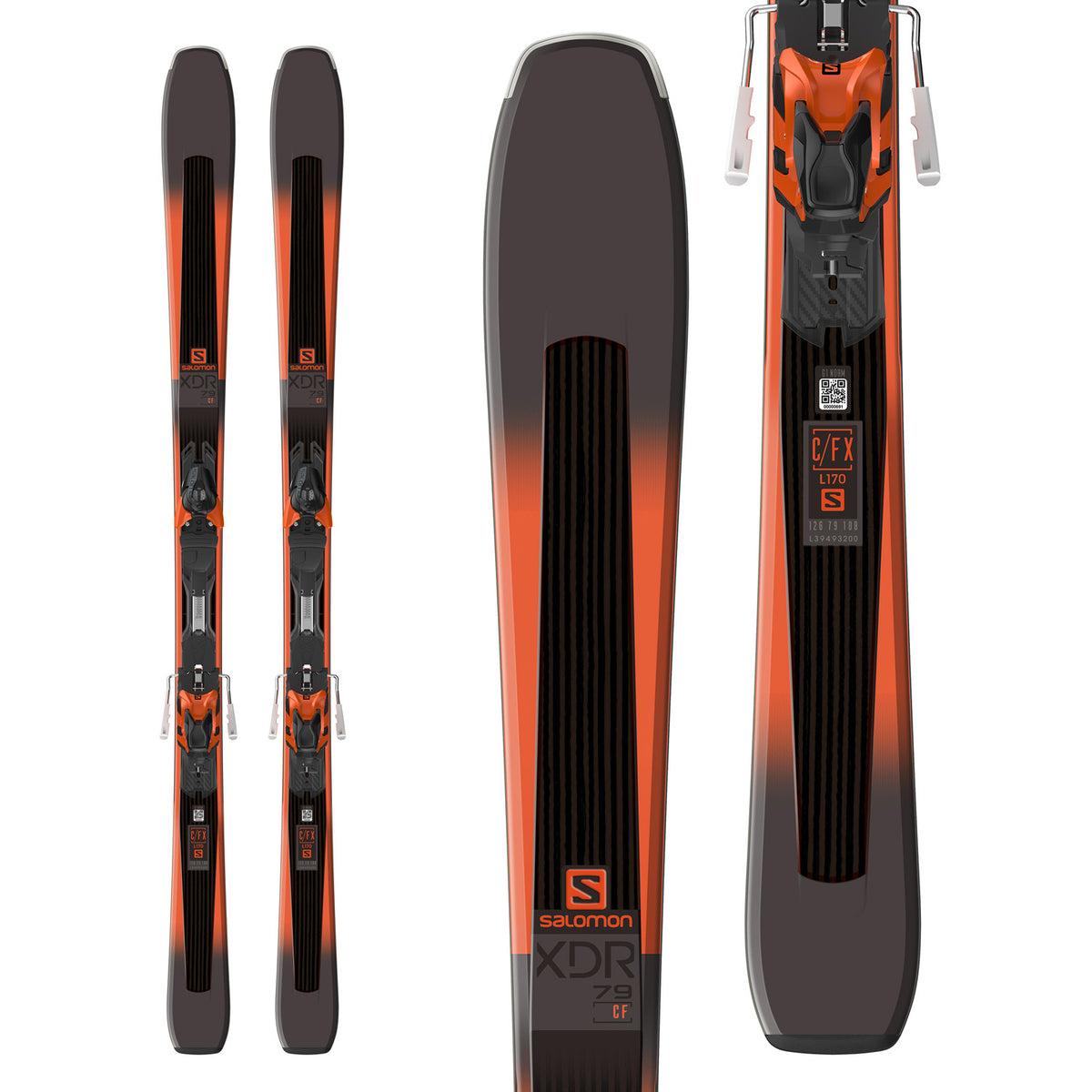 Salomon XDR 79 CF Skis + XT10 Bindings 2018