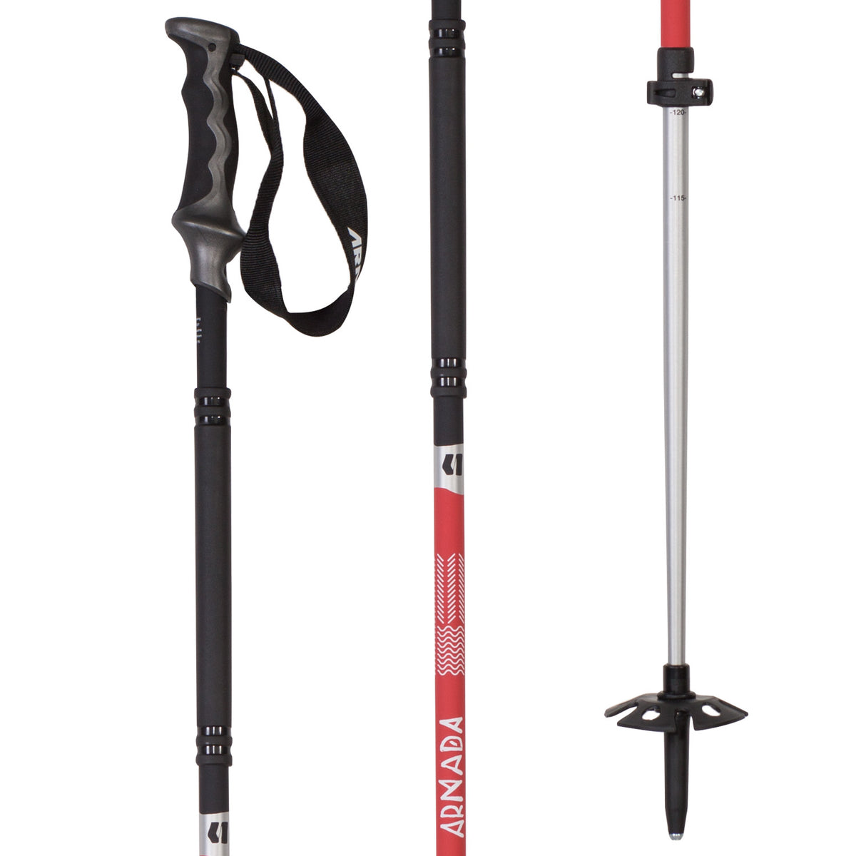 Armada AK Adjustable Ski Pole 2018 Black