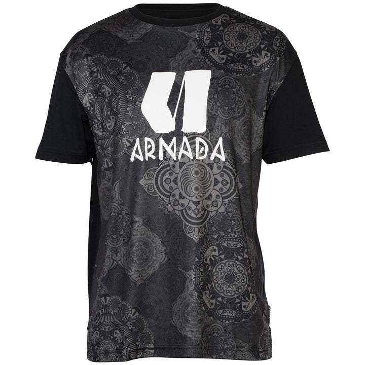 Armada Zone Tech T-Shirt Black Mandala
