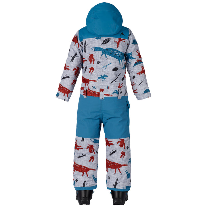 Burton Minishred Stiker One-Piece - Boys' Big Bad Wolf/Mountaineer