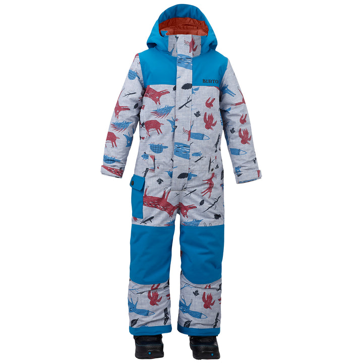 Burton Minishred Stiker One-Piece - Boys' Big Bad Wolf/Mountaineer