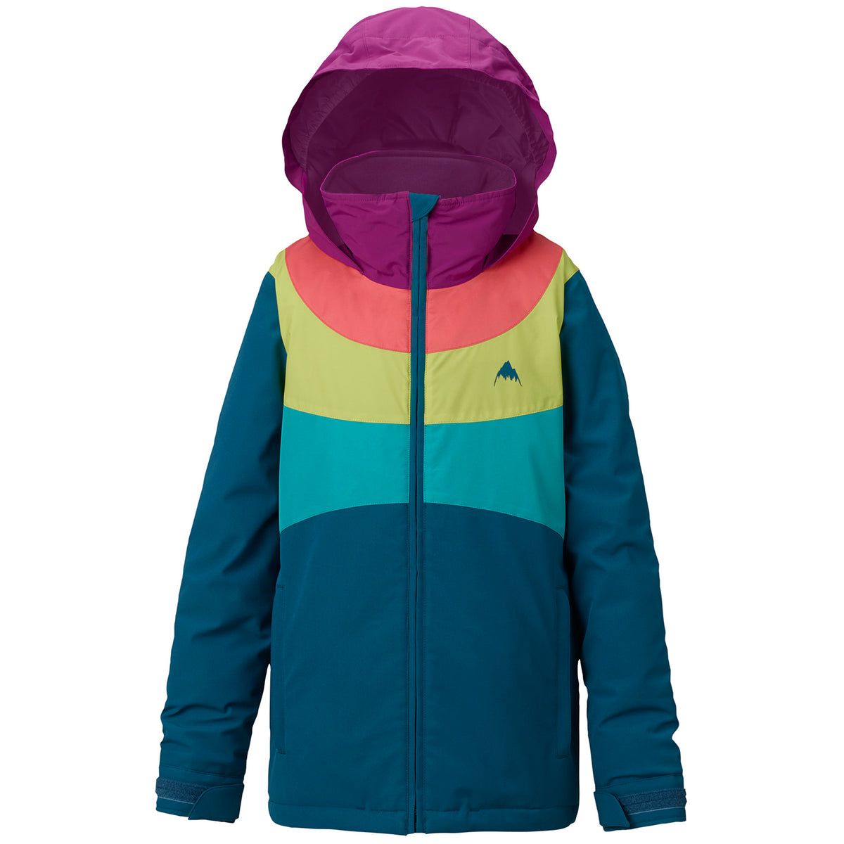 Burton Hart Jacket - Girls' Jaded/Grapeseed/Georgia Peach/Everglade