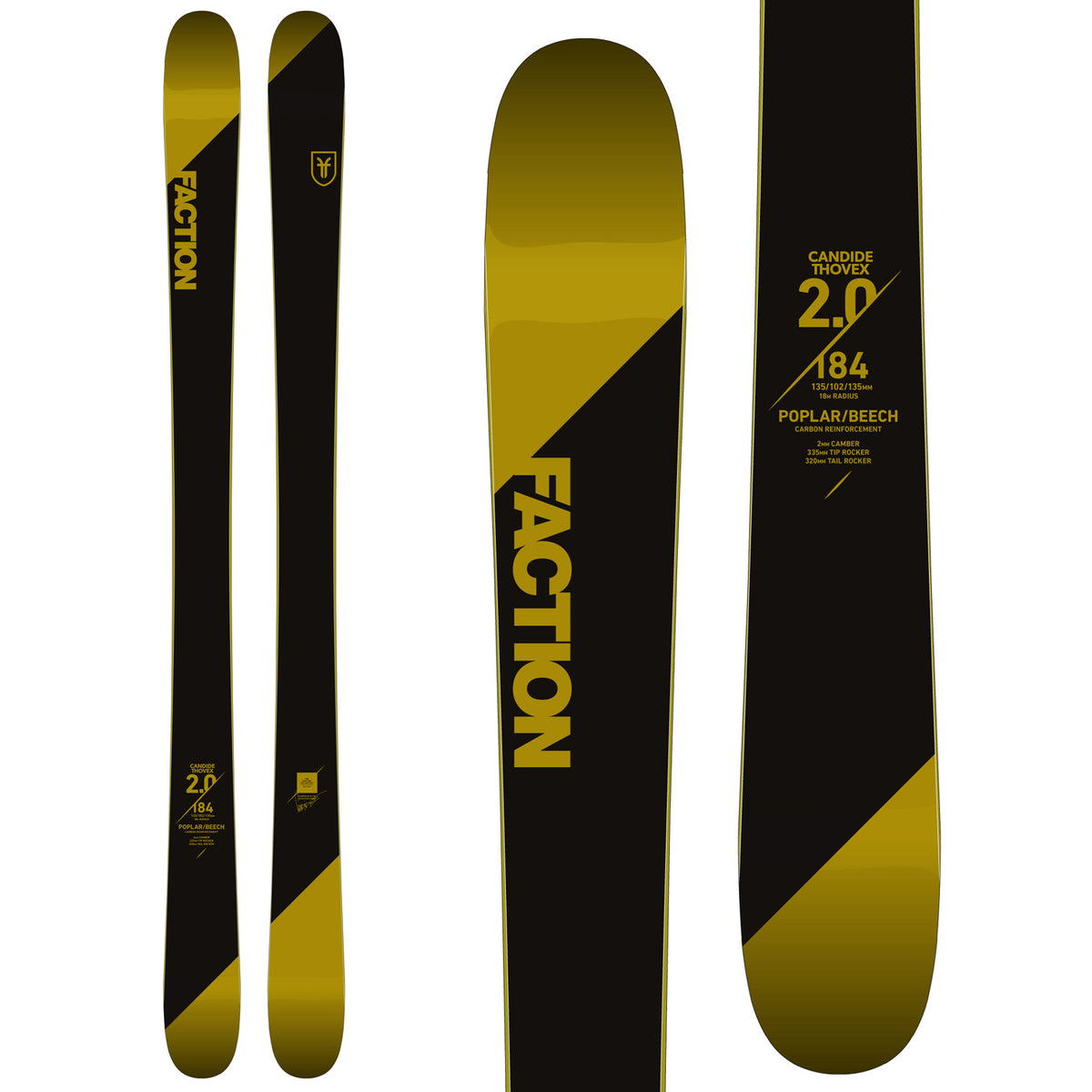 Faction Candide 2.0 Skis 2018