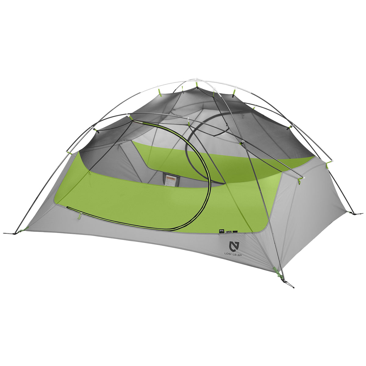 Nemo Losi LS 3 Person Backpacking Tent Birch Leaf Green