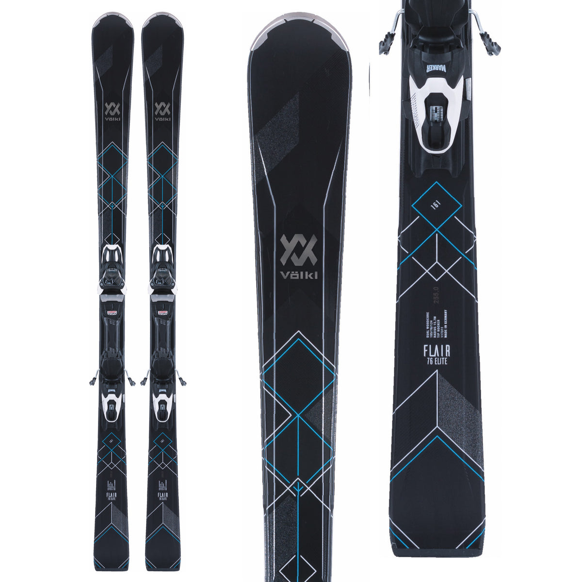 Völkl Flair 76 Elite Skis + VMotion 10 GW Bindings - Women's 2018