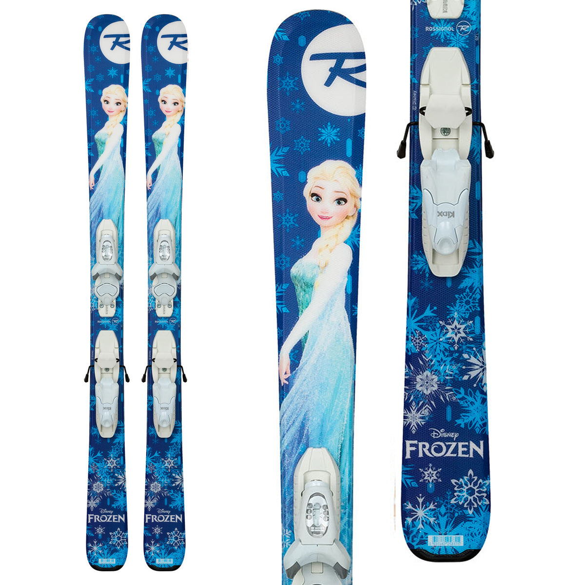Rossignol Frozen Skis + Kid-X 4 Bindings - Girls' 2018