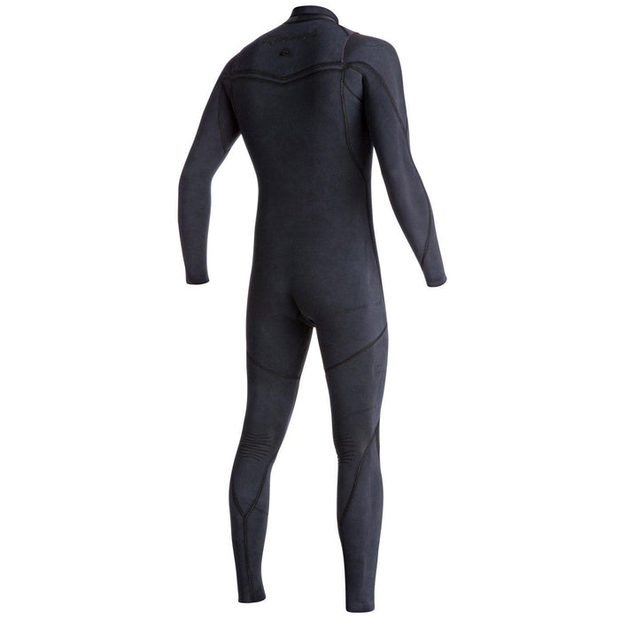 Quiksilver 4/3 Originals Monochrome GBS Asym Chest Zip Wetsuit Navy