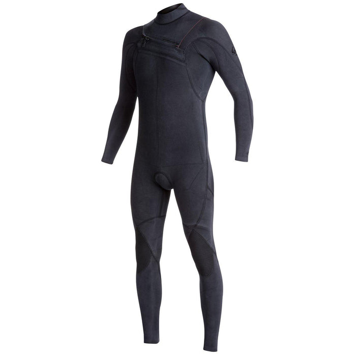 Quiksilver 4/3 Originals Monochrome GBS Asym Chest Zip Wetsuit Navy
