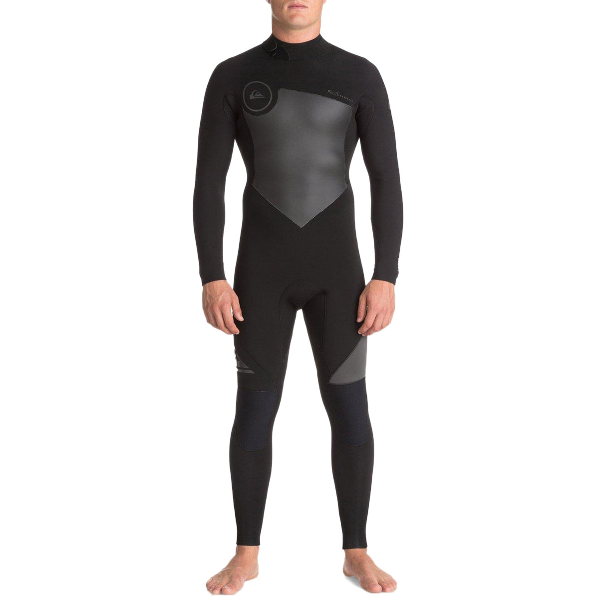 Quiksilver 4/3 Syncro Back Zip GBS Wetsuit Black/Black/Jet Black
