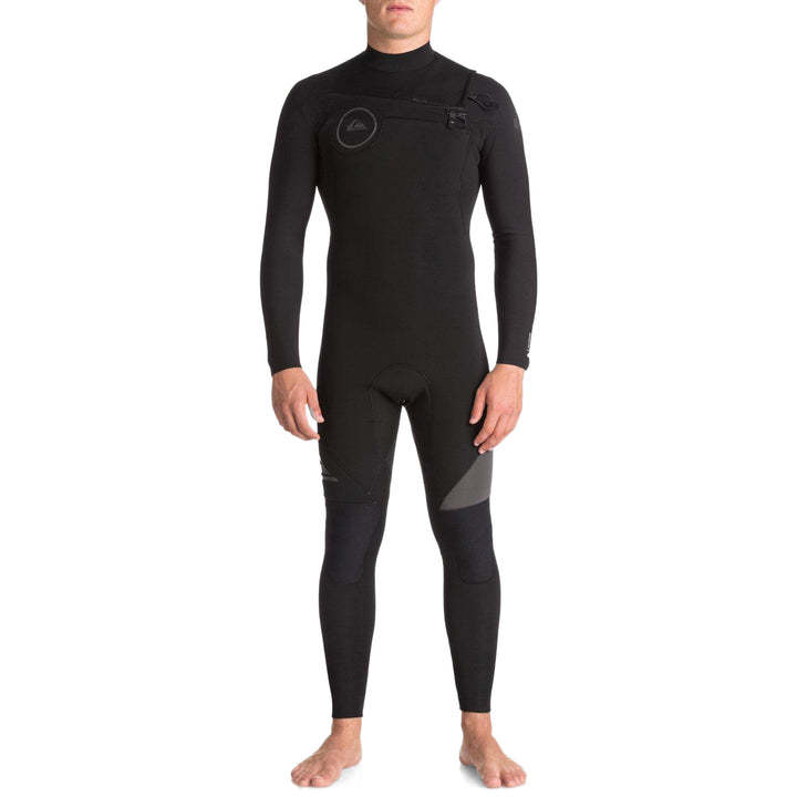 Quiksilver 4/3 Syncro Chest Zip GBS Wetsuit Black/Black/Jet Black