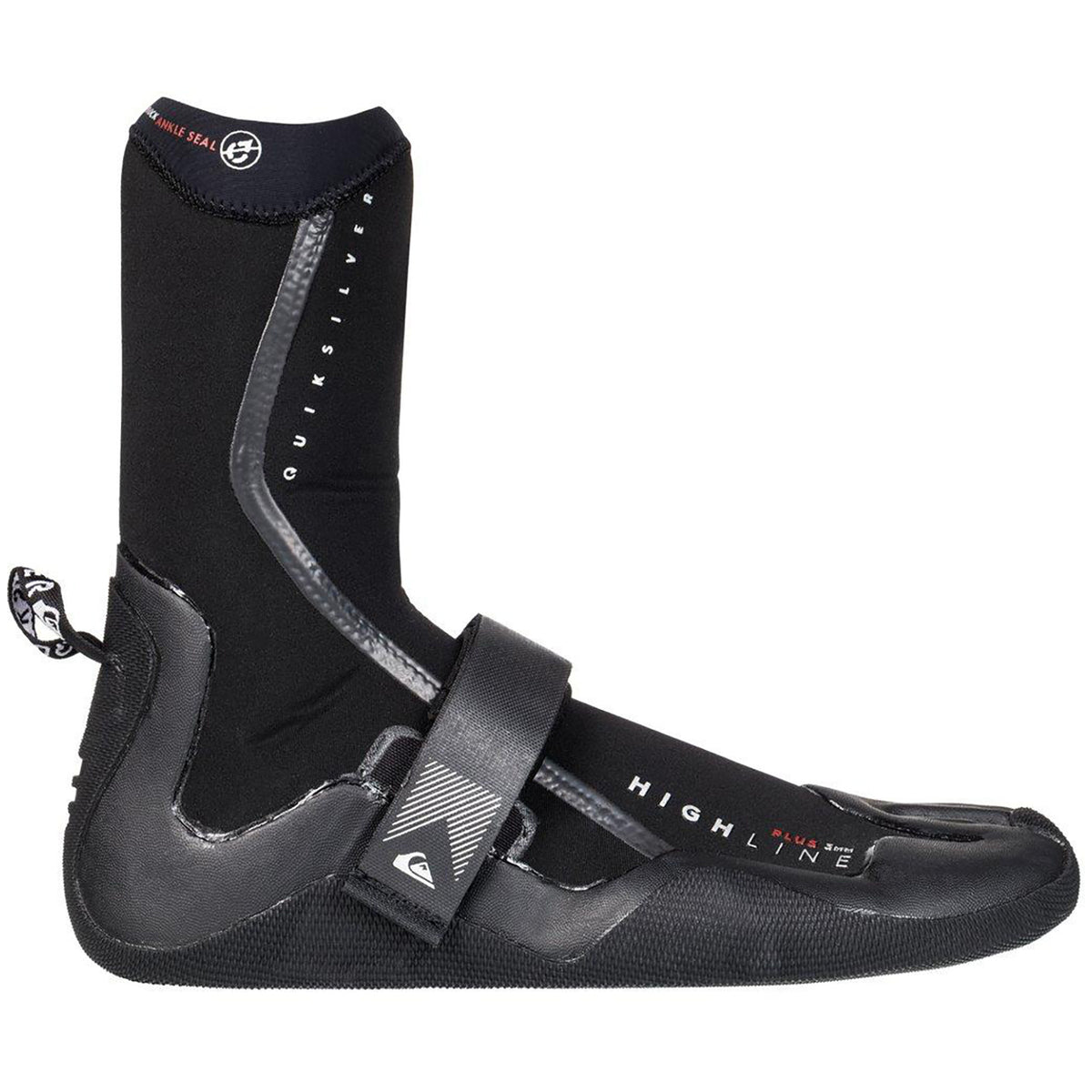 Quiksilver 3mm Highline+ Split Toe Boots Black