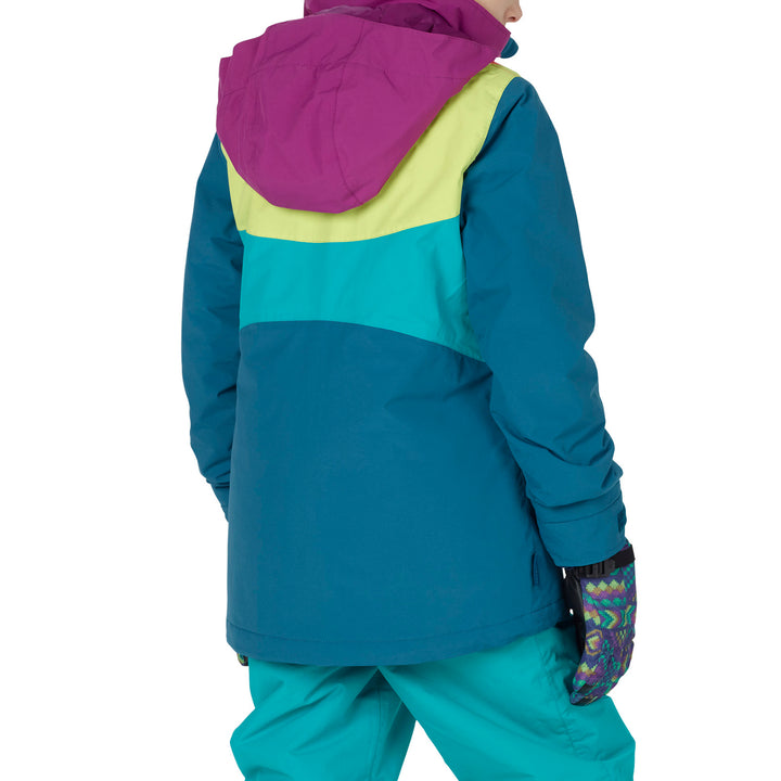 Burton Hart Jacket - Girls' Jaded/Grapeseed/Georgia Peach/Everglade