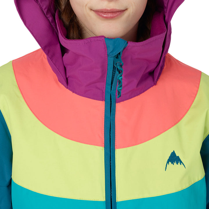 Burton Hart Jacket - Girls' Jaded/Grapeseed/Georgia Peach/Everglade