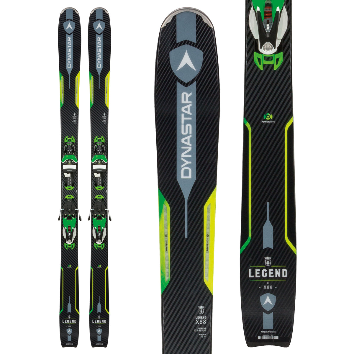 Dynastar Legend X 88 Skis + Konect 12 SPX Dual Bindings 2019