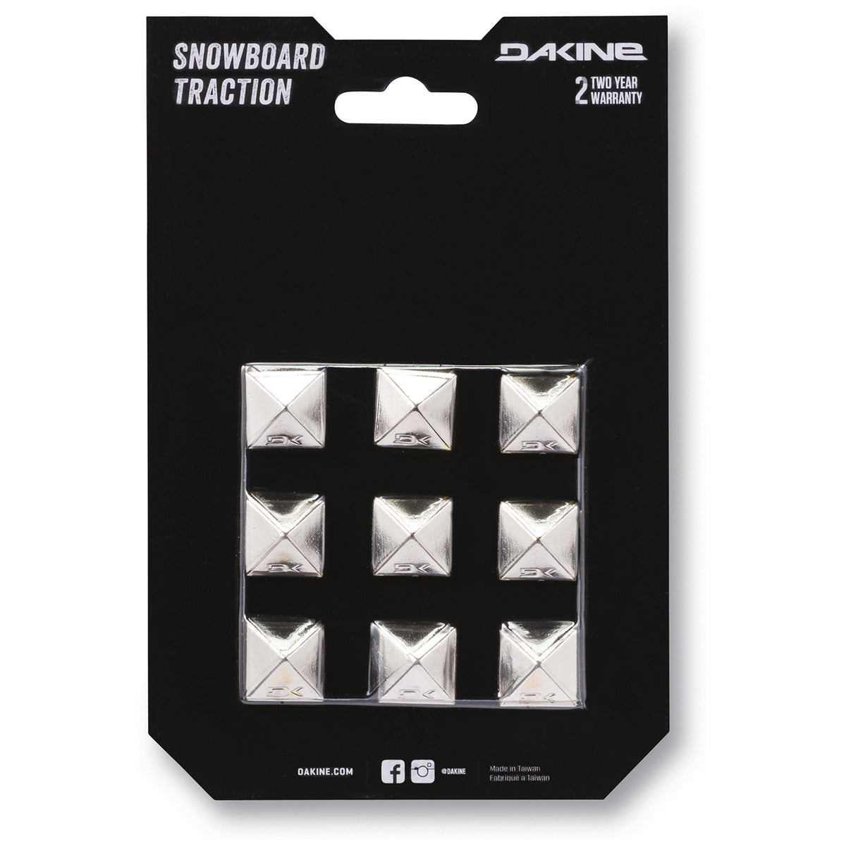 Dakine Pyramid Studs Chrome