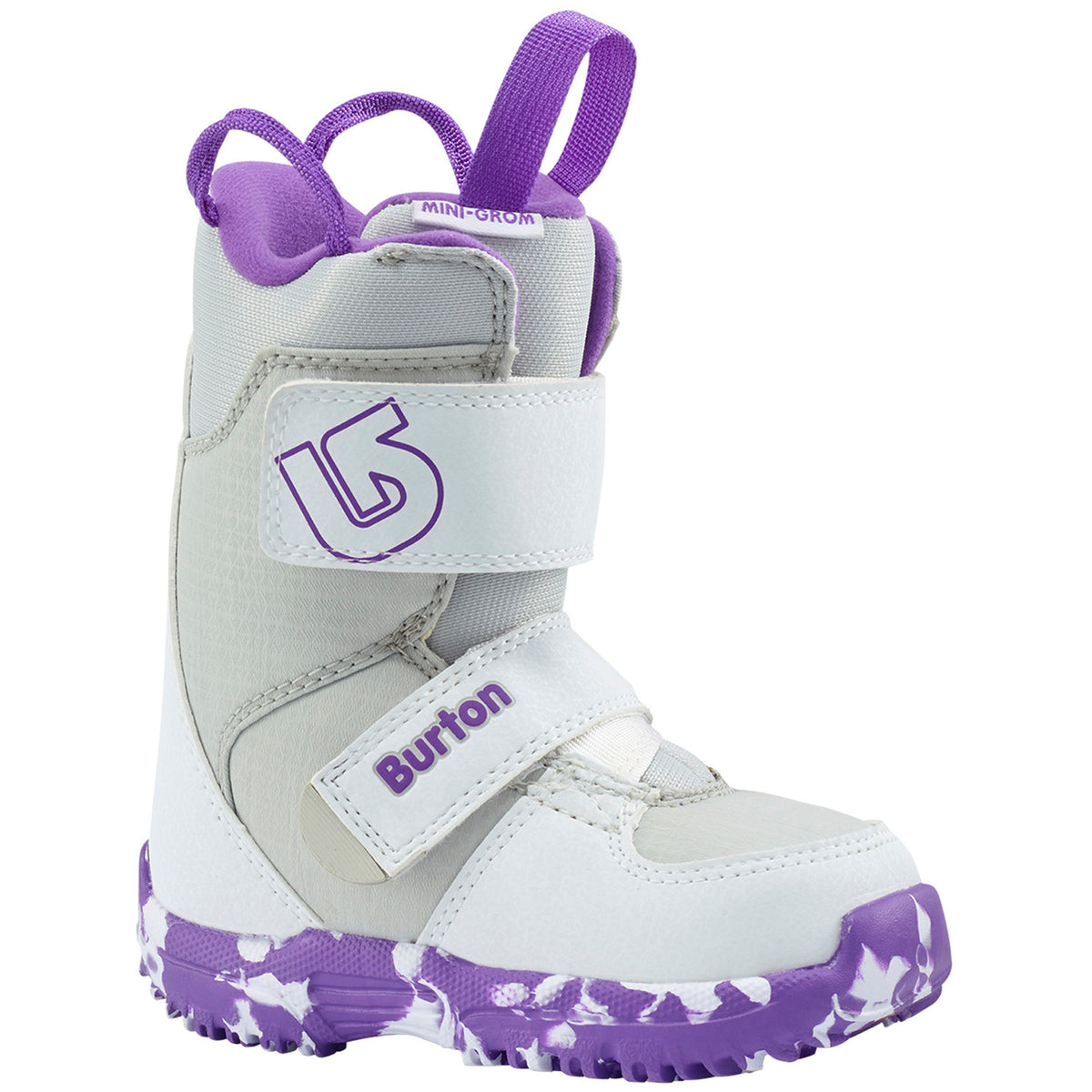 Burton Mini Grom Snowboard Boots - Little Kids' 2019 White/Purple