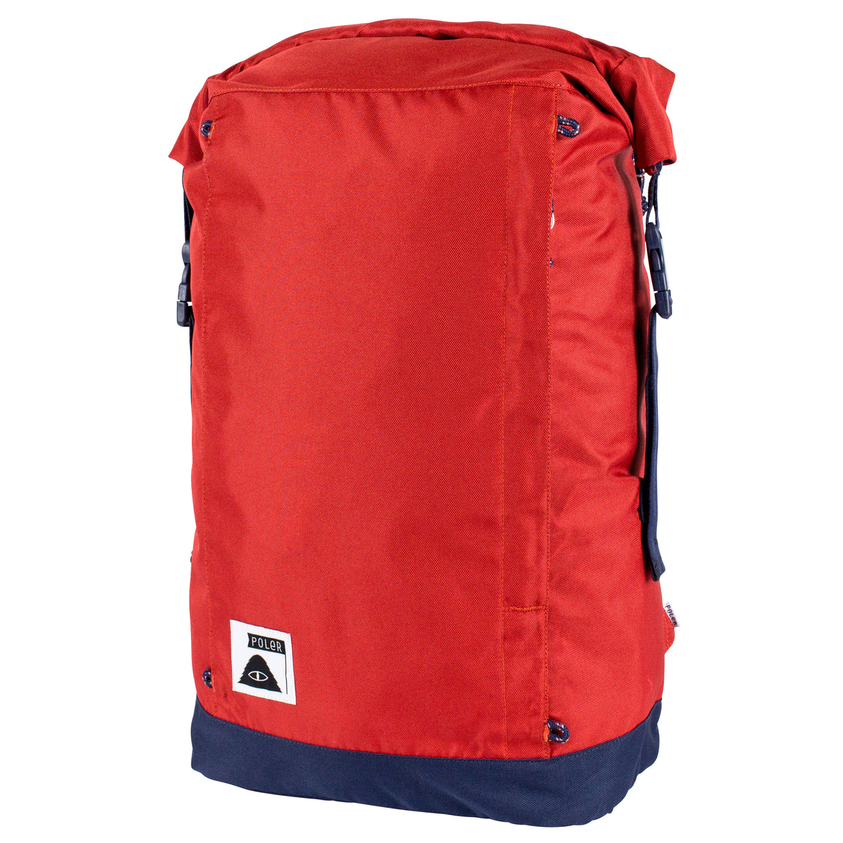 Poler Rolltop Backpack Mud Red