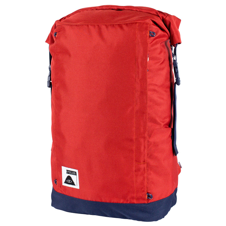 Poler Rolltop Backpack Mud Red