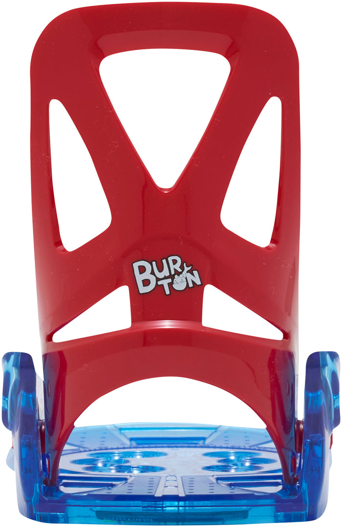 Burton Grom Snowboard Bindings - Little Kids' 2022 Red/Blue