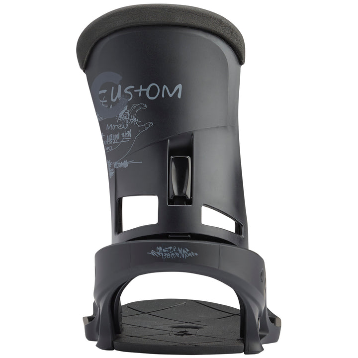 Burton Custom EST Snowboard Bindings 2019 Black Matte