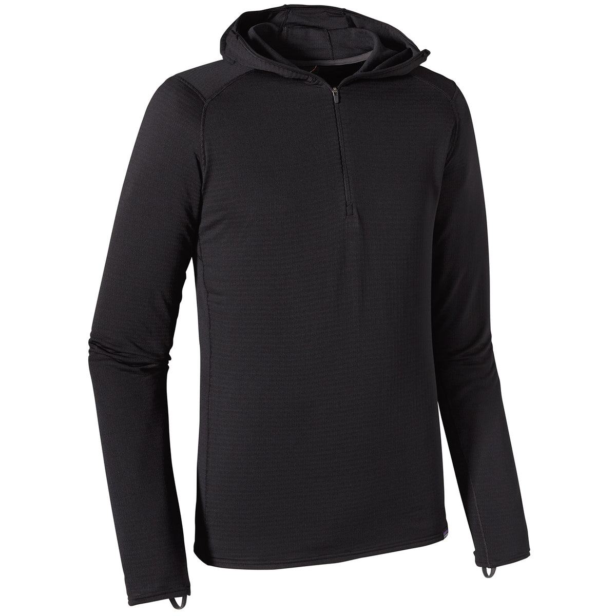 Patagonia Capilene® Thermal Weight Zip-Neck Hoodie Black