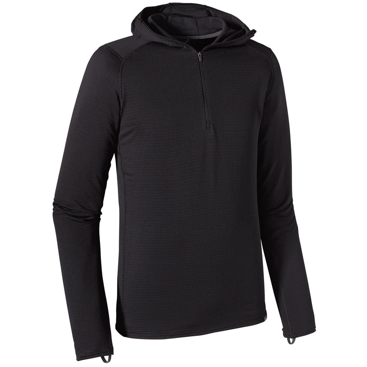 Patagonia Capilene® Thermal Weight Zip-Neck Hoodie Black