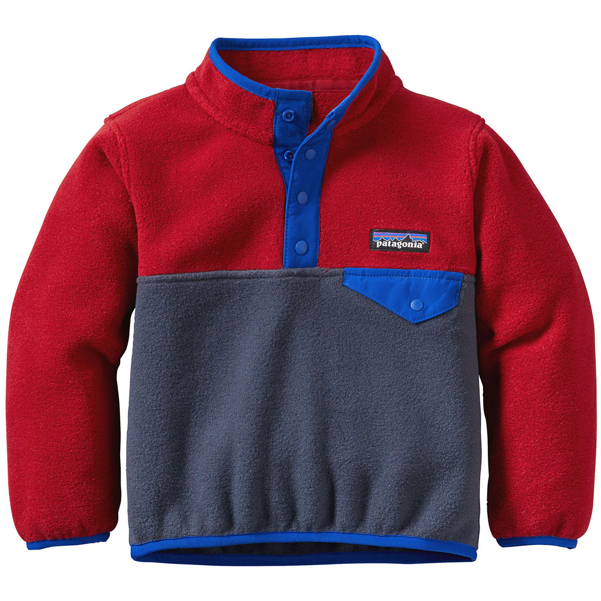 Patagonia Lightweight Synchilla Snap-T Pullover - Toddler Boys' Smolder Blue