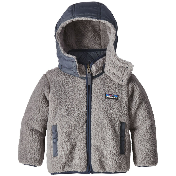 Patagonia Reversible Tribbles Hoodie - Toddler Boys' Indigo Fish: Navy Blue