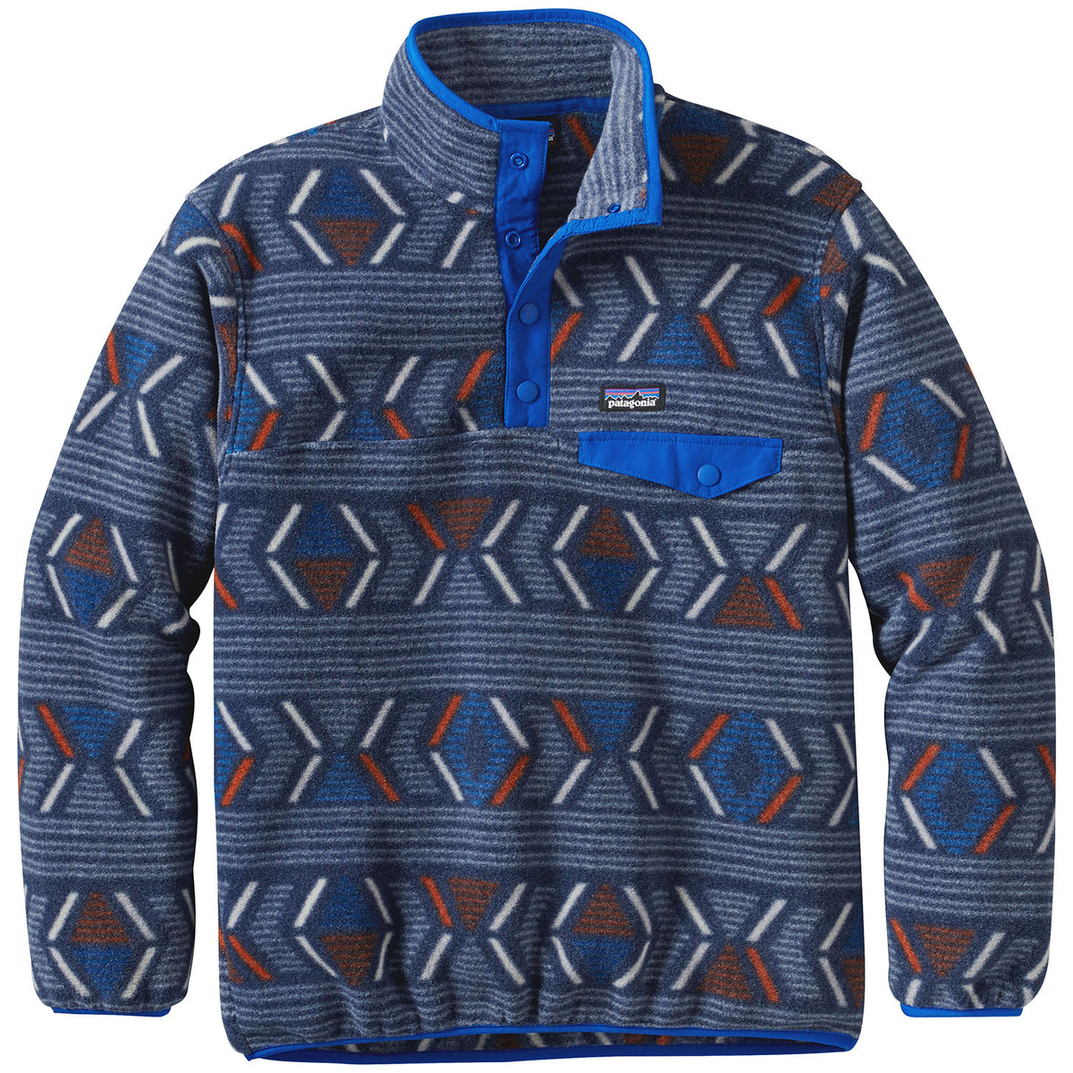 Patagonia Lightweight Synchilla Snap-T Pullover - Kids' Lifecycle: Viking Blue