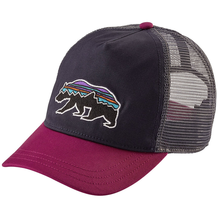Patagonia Fitz Roy Bear Layback Trucker Hat - Women's Smolder Blue