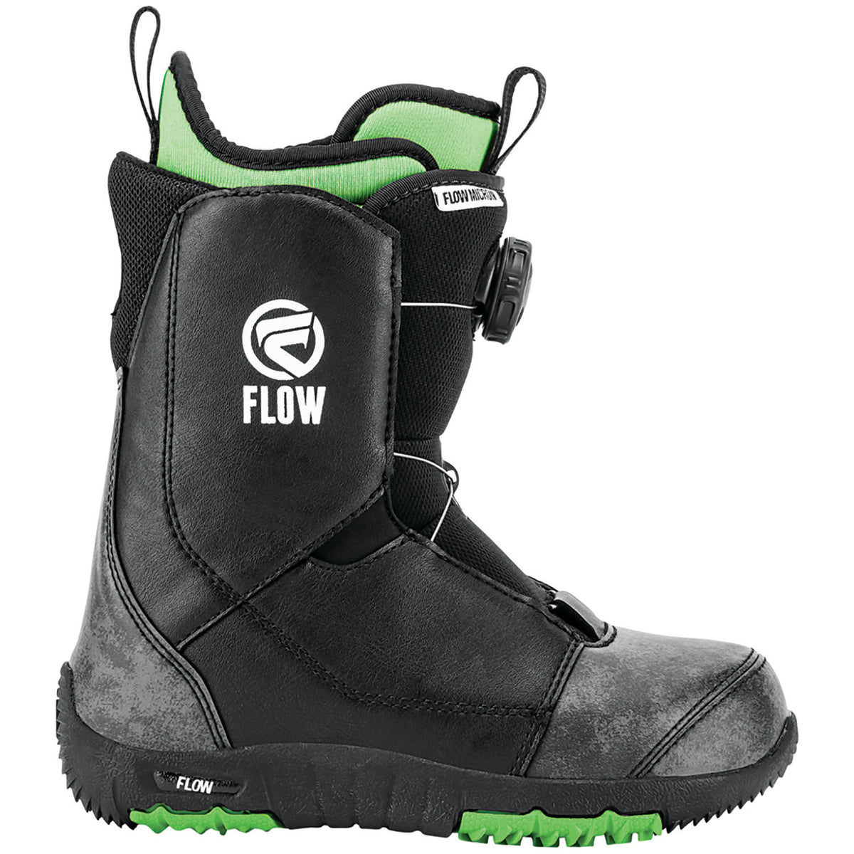 Flow Micron Boa Snowboard Boots - Big Kids' 2018 Black