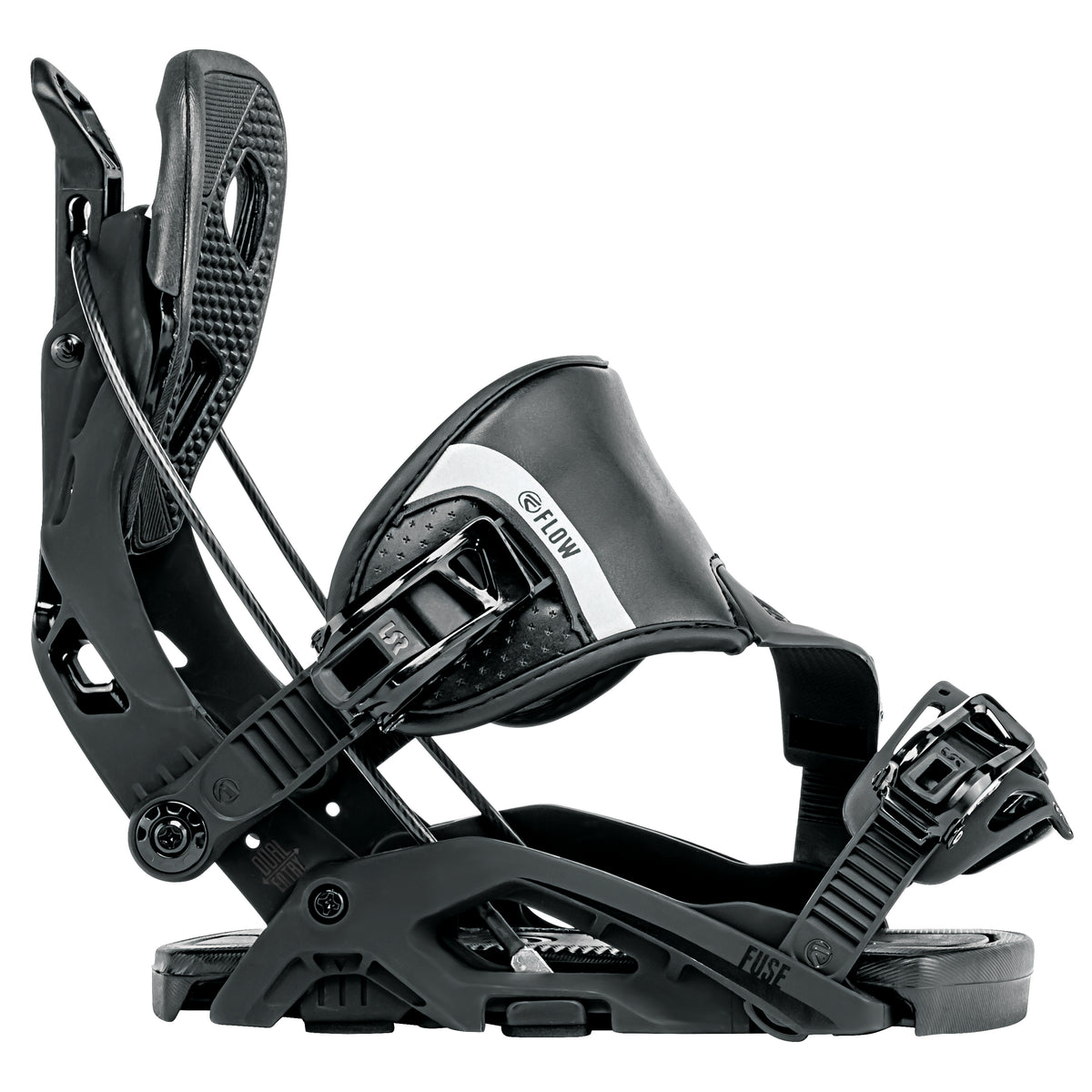 Flow Fuse Hybrid Snowboard Bindings 2018 Black