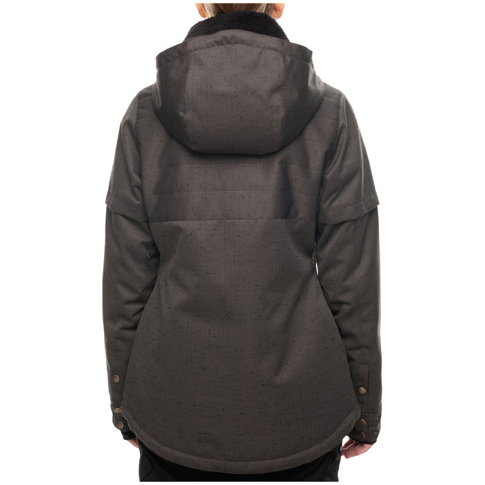 686 Rumor Insulated Jacket - Women's Charcoal Slub
