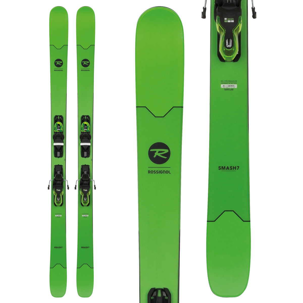 Rossignol Smash 7 Skis + Xpress 11 Bindings 2018