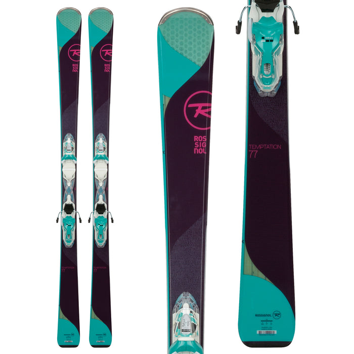 Rossignol Temptation 77 Skis + Xpress 10 Bindings - Women's 2018