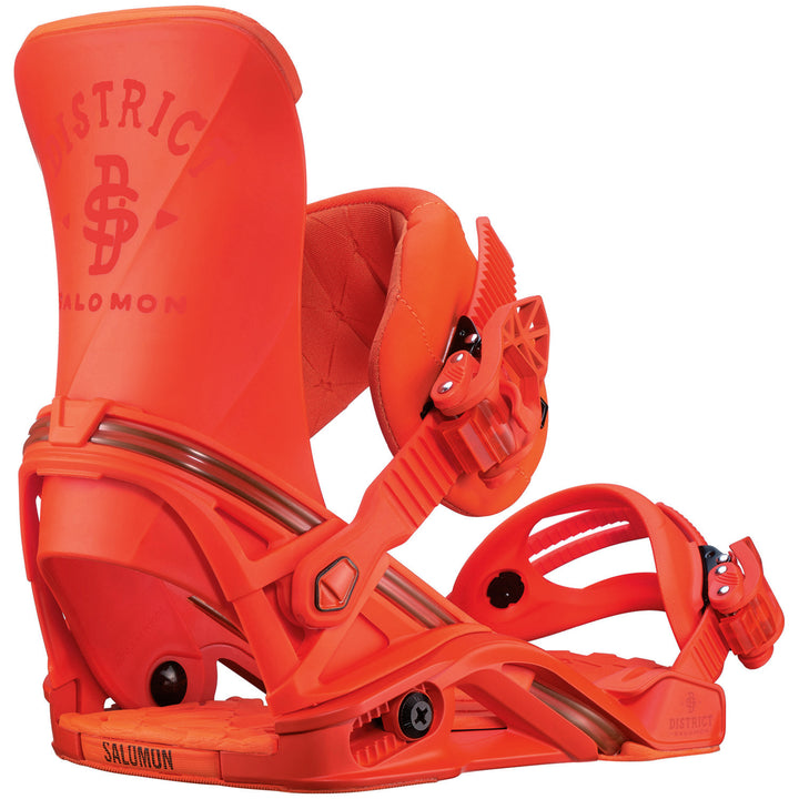 Salomon District Snowboard Bindings 2018 Orange