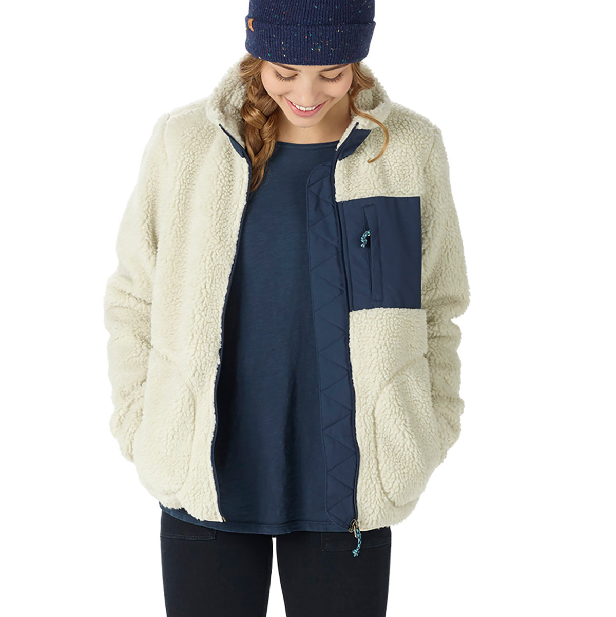 Burton Bombay Full-Zip Fleece - Women's Bone White