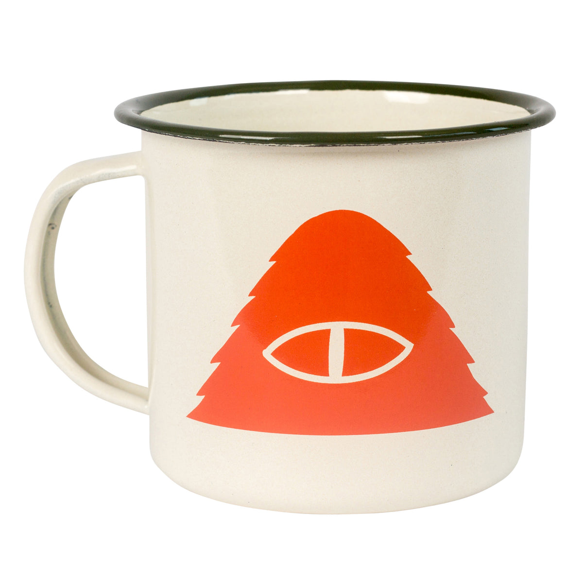 Poler Slumber Enamel Mug Off White