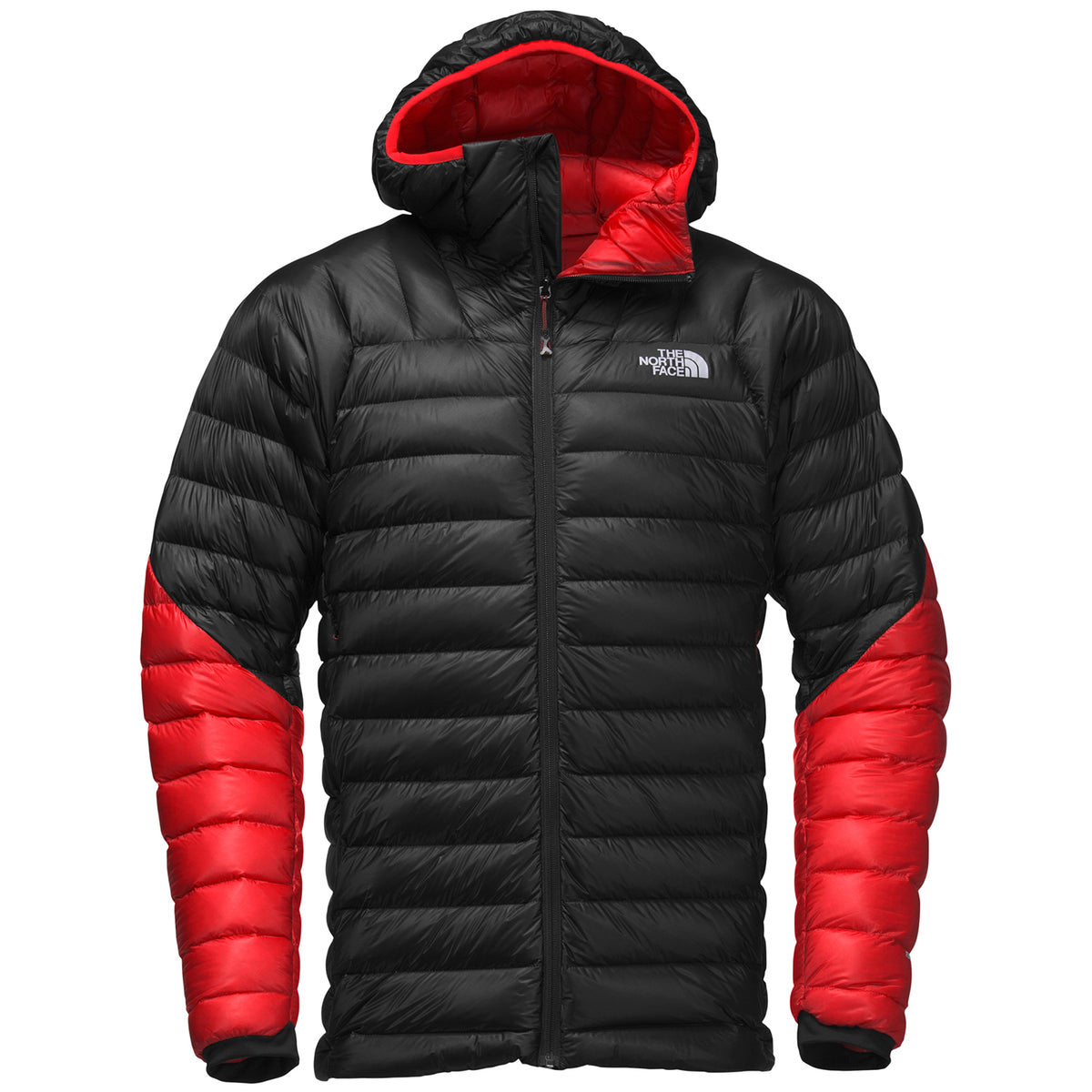 The North Face Summit L3 Down Hoodie TNF Black-Fiery Red