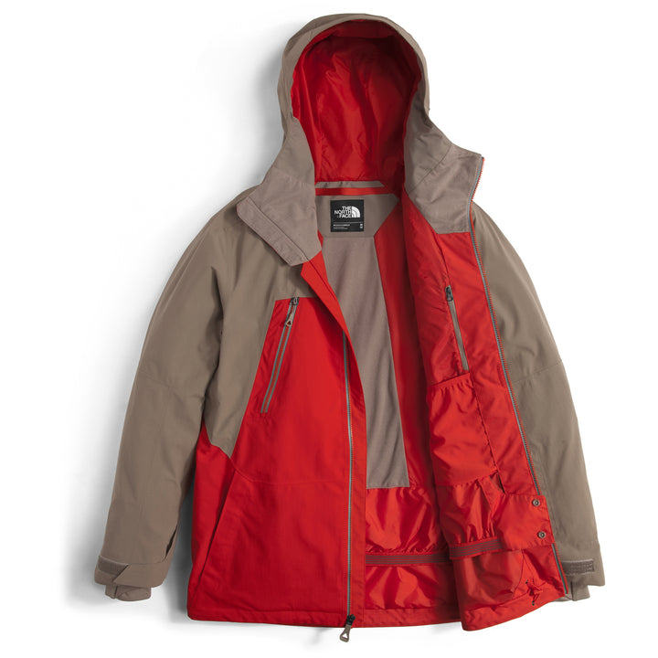The North Face Lostrail Jacket Centennial Red/Falcon Brown