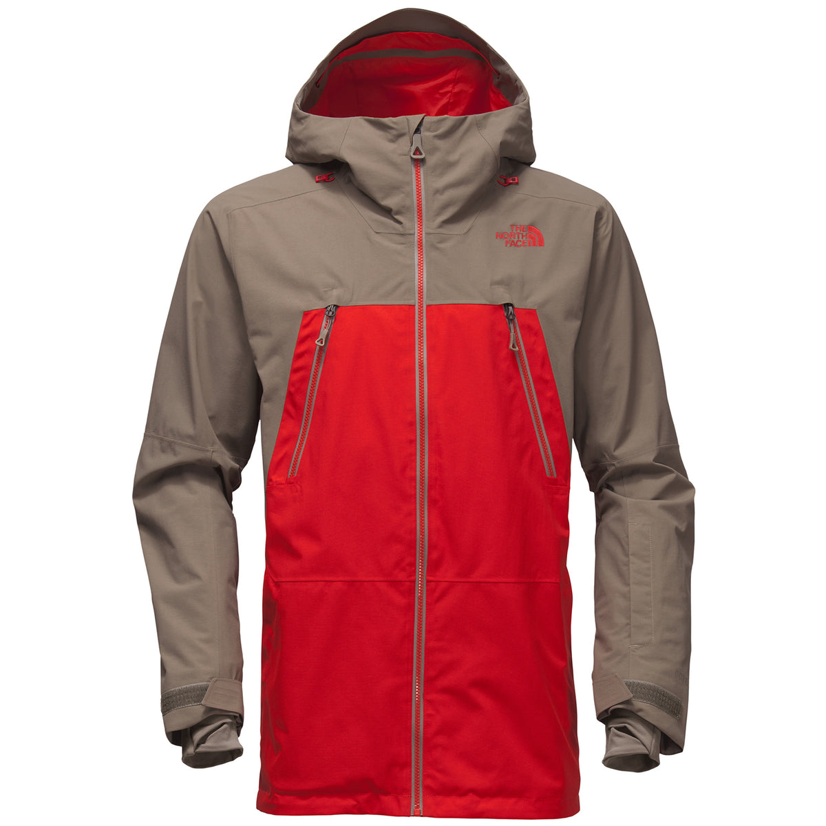 The North Face Lostrail Jacket Centennial Red/Falcon Brown