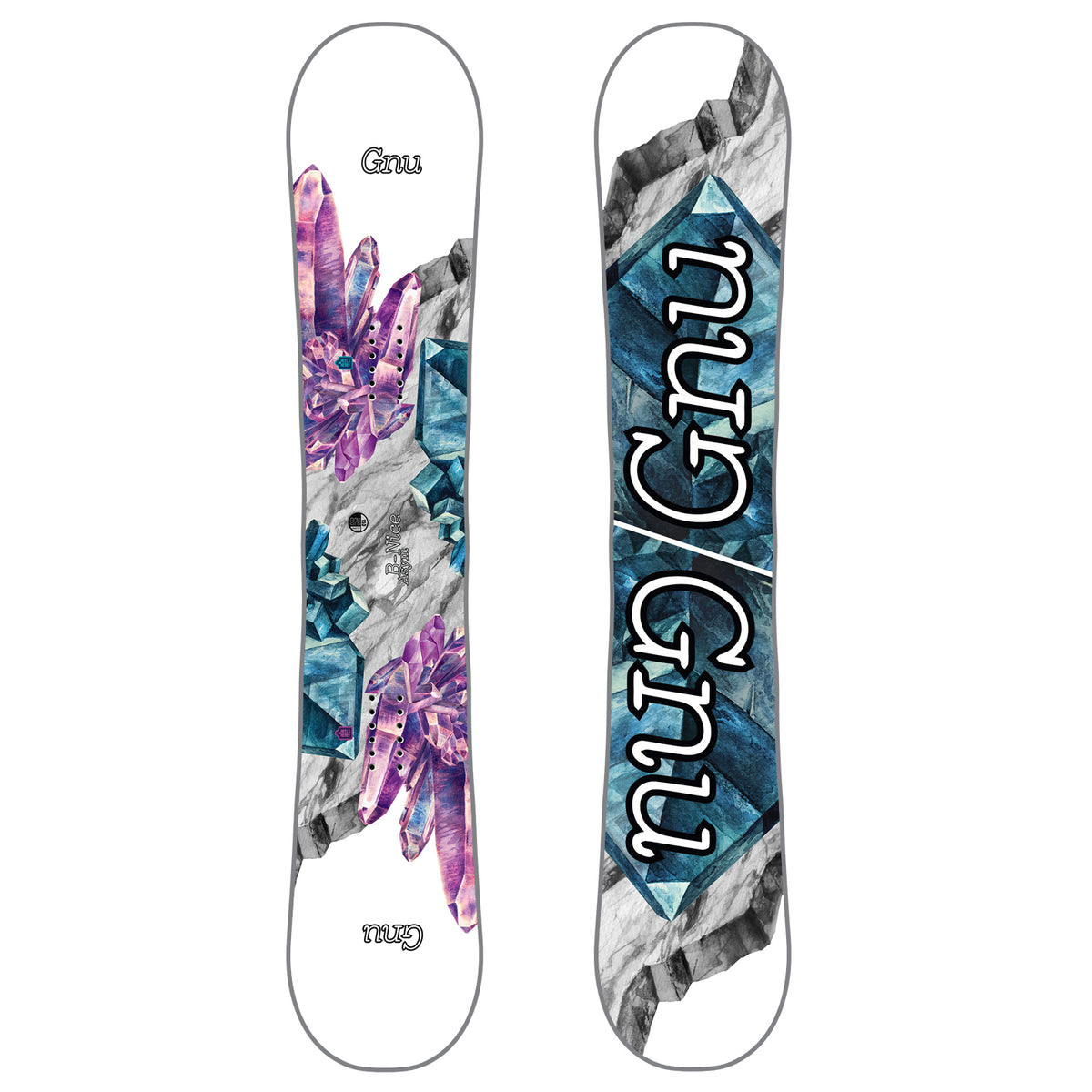 GNU B-Nice Asym BTX Snowboard - Women's 2018 Minerals