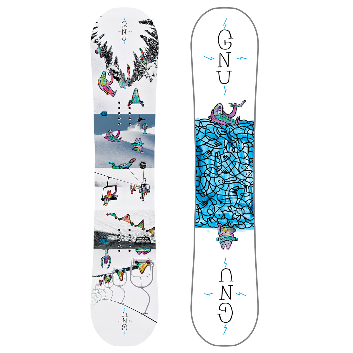 GNU Recess Asym BTX Snowboard - Boys' 2019