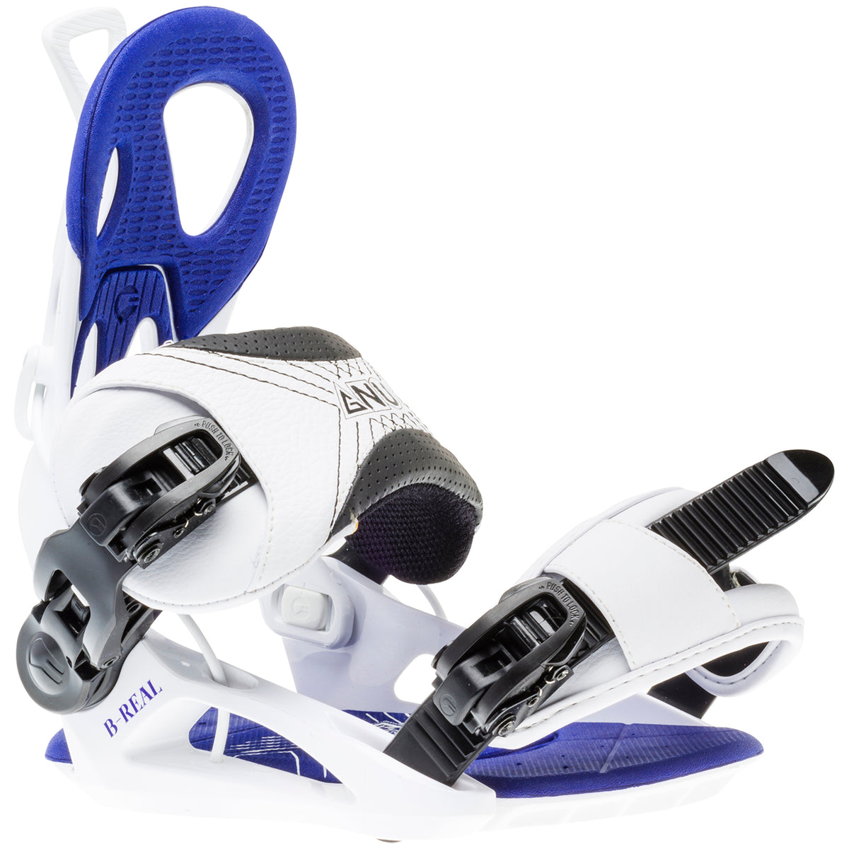 GNU B-Real Snowboard Bindings - Women's 2018 White