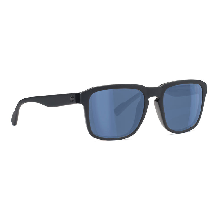 D'Blanc After Hours Sunglasses Flat Gloss Black/Cobalt Flash
