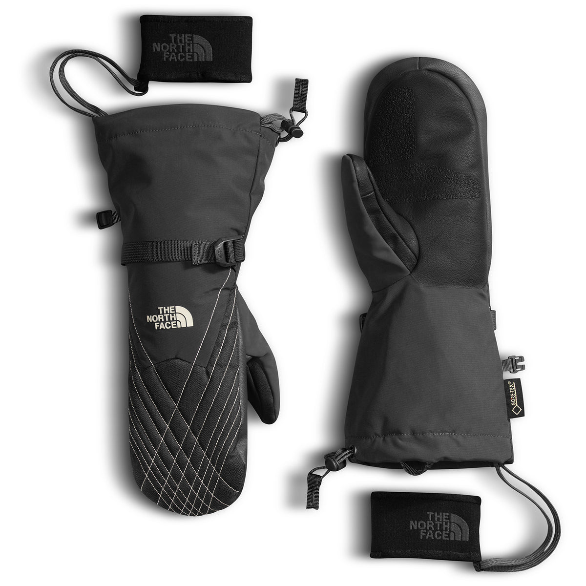 The North Face Montana GORE-TEX Mittens - Women's Asphalt Grey/Buttercream Ivory