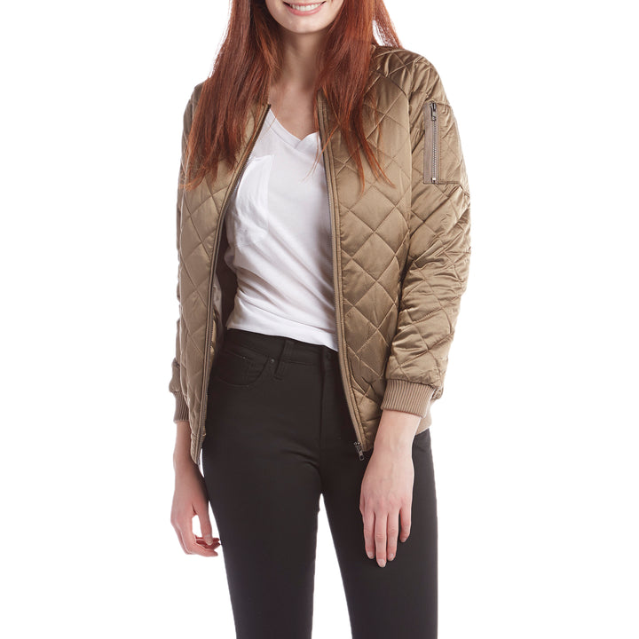 Lira La Rosa Bomber Jacket - Women's Champagne Detail 1 View
