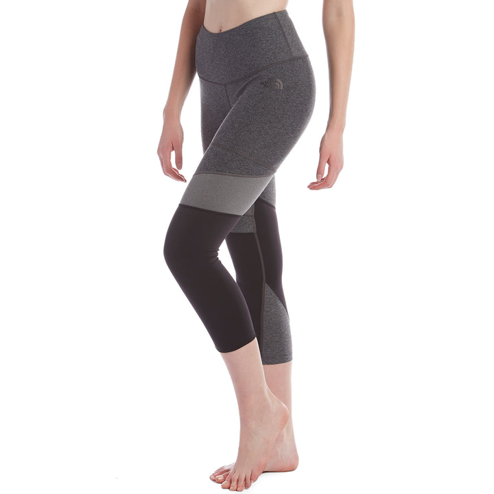 The North Face Motivation Tights - Women's TNF Dark Grey Heather/TNF Black Detail 1 View