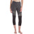 The North Face Motivation Tights - Women's TNF Dark Grey Heather/TNF Black Front View