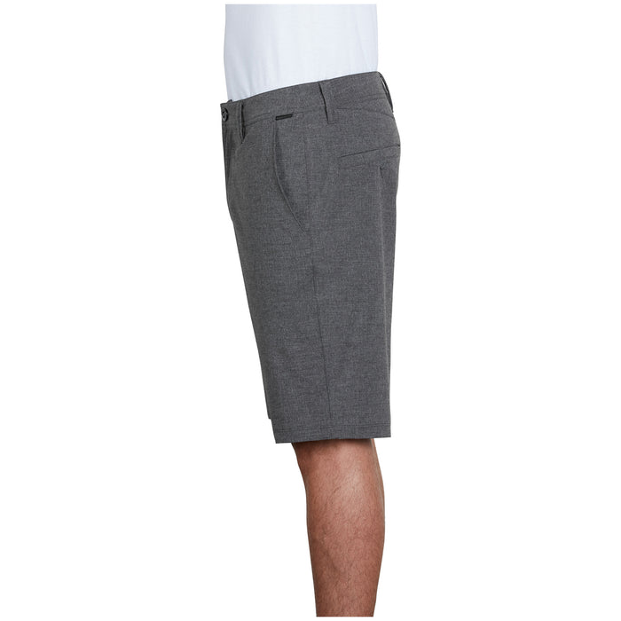 Volcom Frickin SNT Static Hybrid Shorts Charcoal Heather